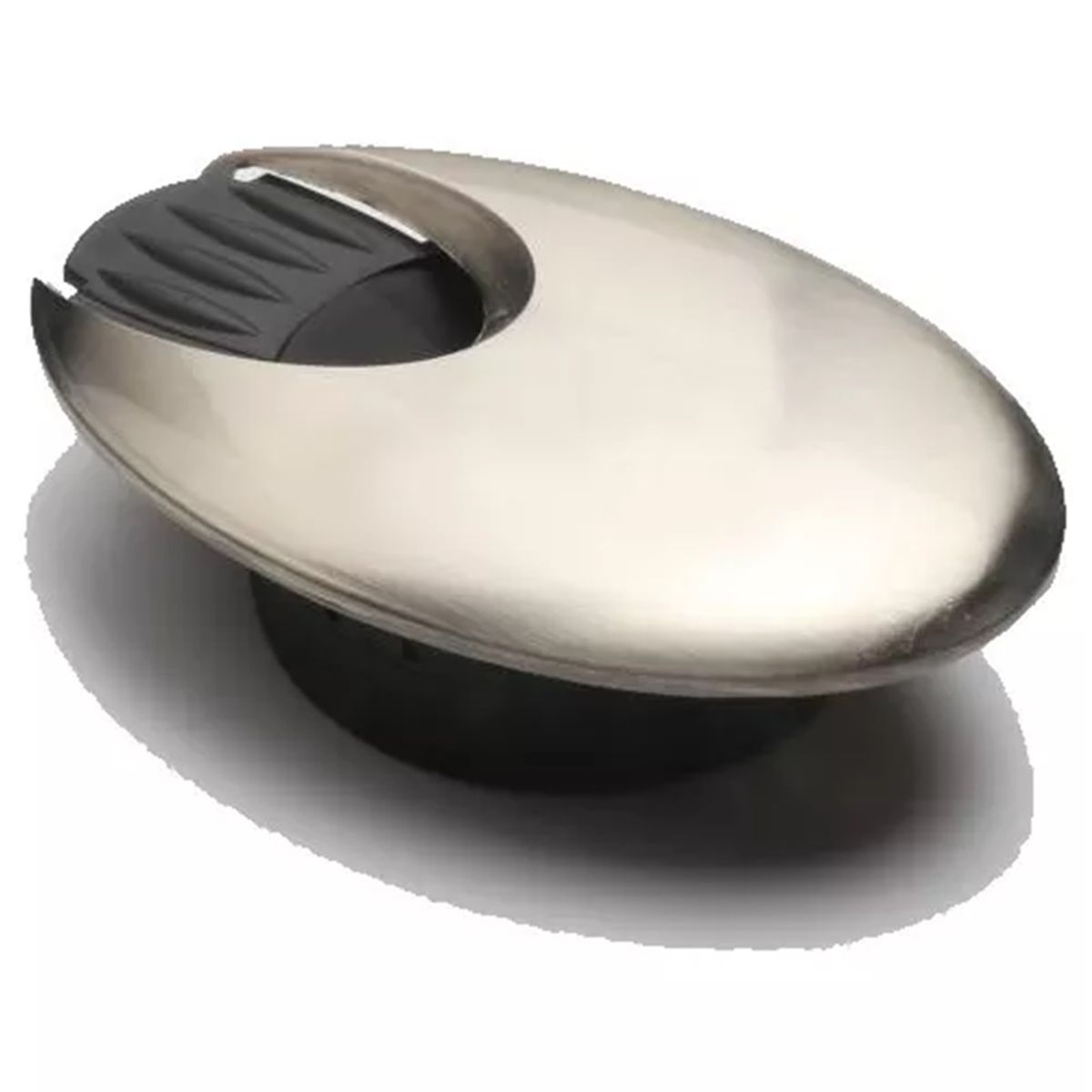 GENERICO - Pasacable Ovalado Satín Escritorio Perforación De 60 mm 10 un