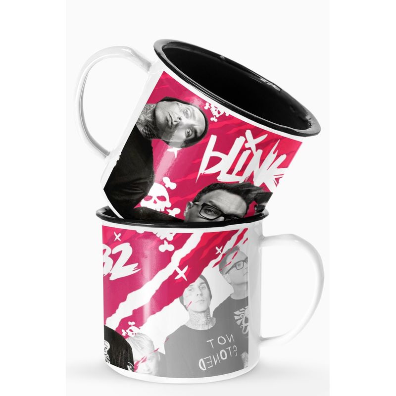 S/M - Taza Lechero Enlozado Blink 182