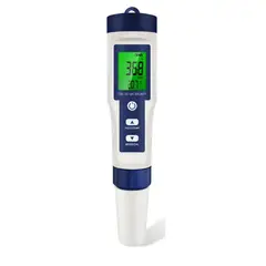GENERICO - Medidor pH Multifuncion 5 En 1 pH TDS EC Salinidad Temperatura