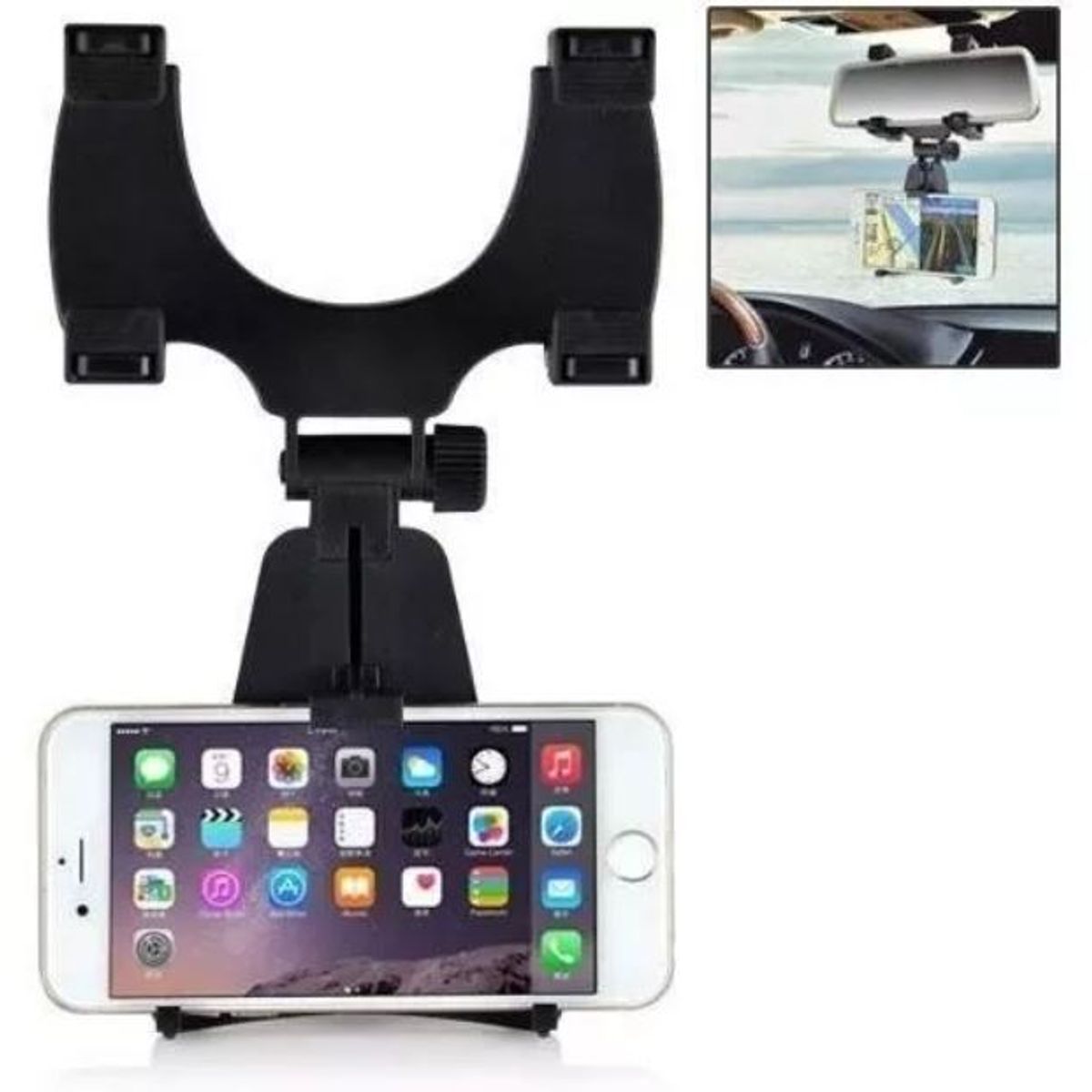 GENERICO - Porta Celular Para Espejo Retrovisor Universal