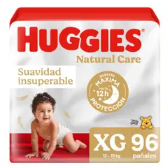 HUGGIES - Pañales Natural Care 192 unidades
