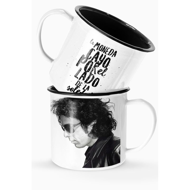 S/M - Taza Lechero Enlozado Andres Calamaro
