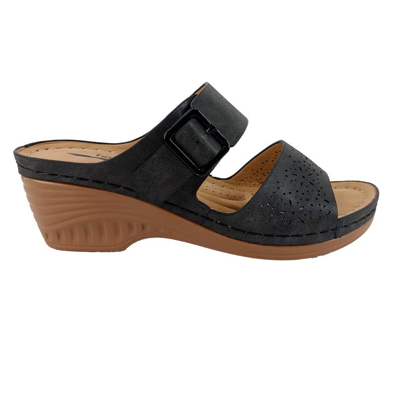 THUNDER BLUE - Sandalias Planas de Mujer