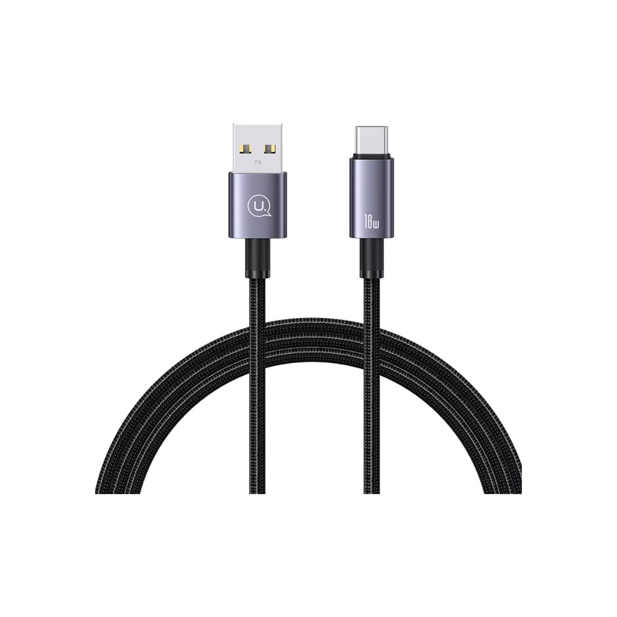 USAMS - Cable Carga Rapida Usams SJ680 Usb A Tipo C 3a 18w 25cm
