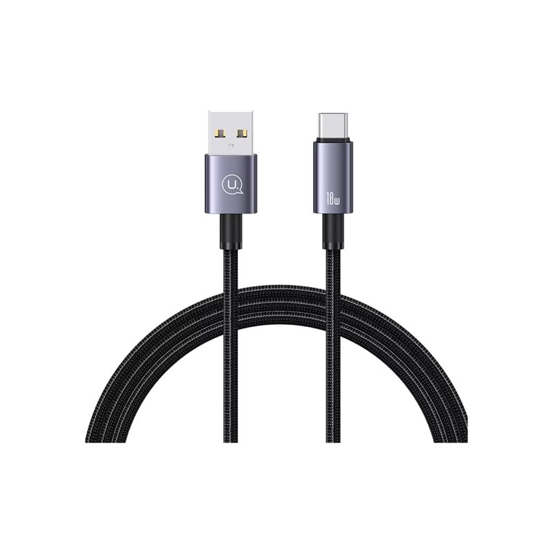 USAMS - Cable Carga Rapida Usams SJ680 Usb A Tipo C 3a 18w 25cm