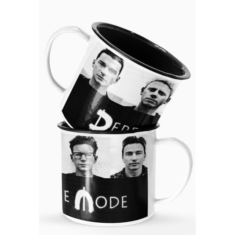 S/M - Taza Lechero Enlozado Depeche Mode