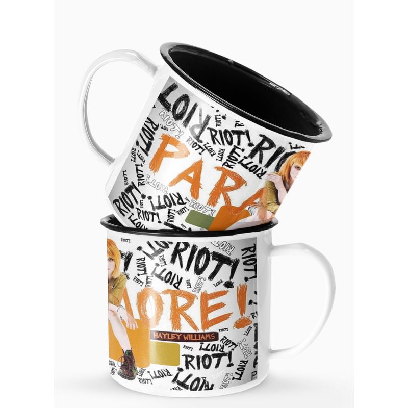 S/M - Taza Lechero Enlozado Paramore