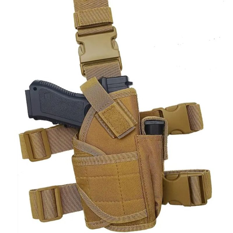 GENERICO - Muslera Tactica Universal Funda Porta Armas Airsoft Holster