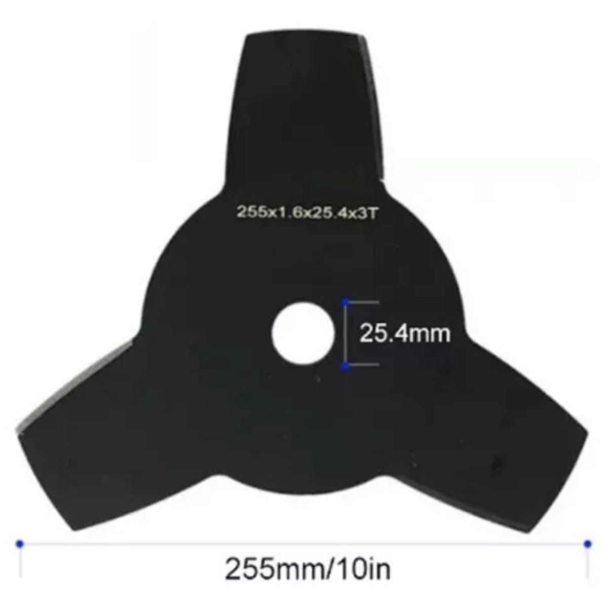 GENERICO - Cuchilla 3 Puntas Recomendada Para Las Orilladoras Van Beek