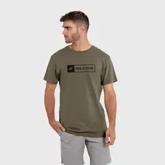 FALCONE - Polera Orgánica Rectangular Logo V2 Hombre