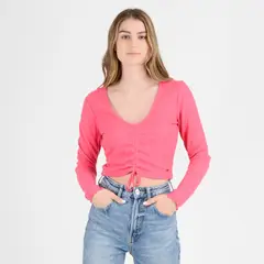 O'NEILL - POLERA MANGA LARGA MARLENE FUCSIA