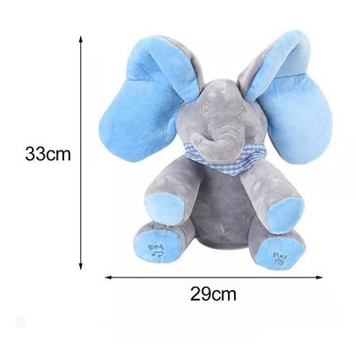 Imagen 2 del producto Elefante Peek A Boo Interactivo Flappy Rosado