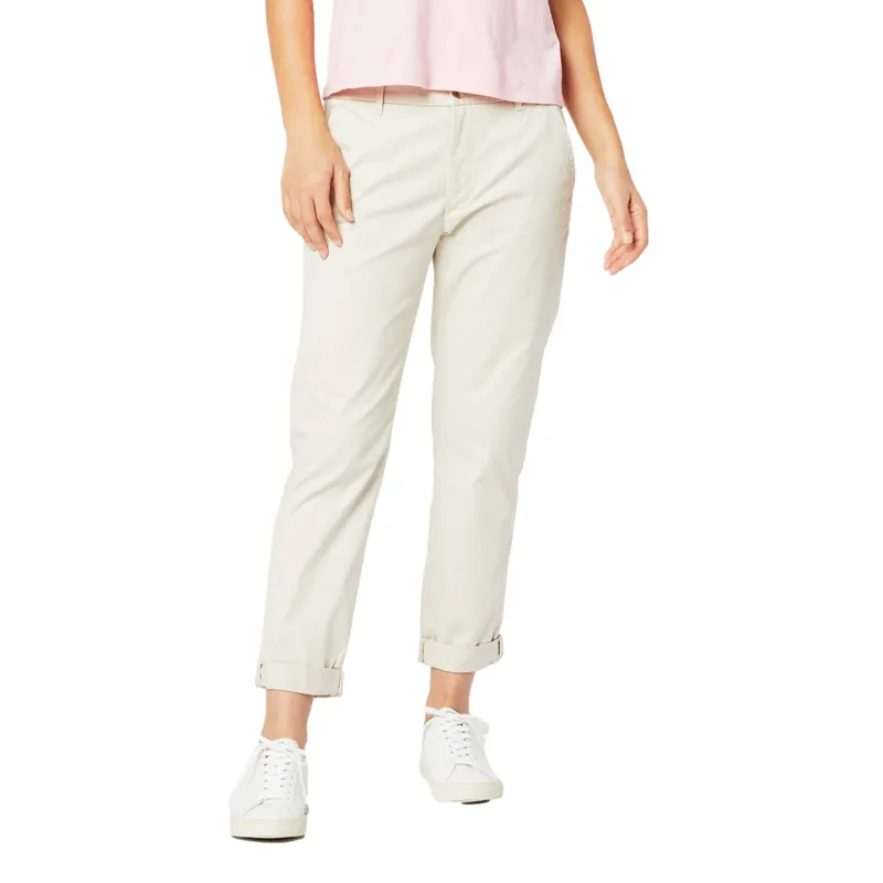 DOCKERS - Pantalón Mujer Weekend Chino Slim Ankle Fit Khaki Dockers