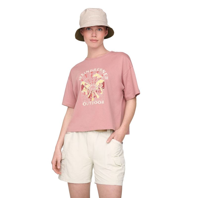 WEINBRENNER - Polera Mujer Weinbrenner Amudaria Burdeo Claro.-