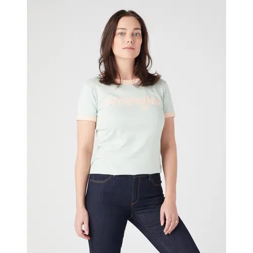 WRANGLER - Polera Regular Fit Ringer Tee Verde