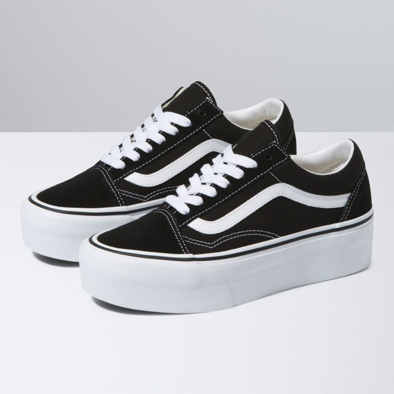 VANS - Zapatilla Mujer Ua Old Skool Stackform S/C Negro VANS