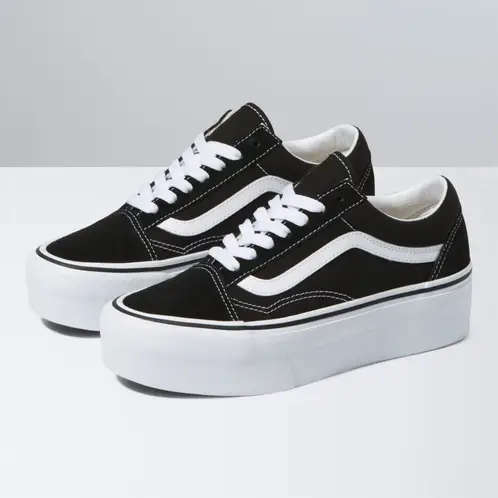 VANS - Zapatilla Mujer Ua Old Skool Stackform S/C Negro