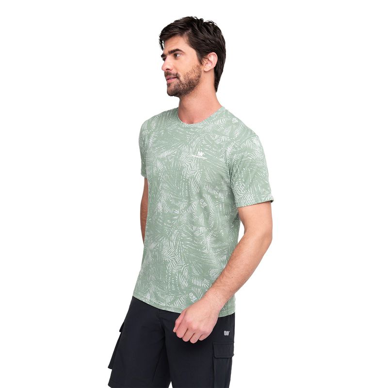 WEINBRENNER - Polera Hombre Weinbrenner Yunga Gris Aguamarina.-