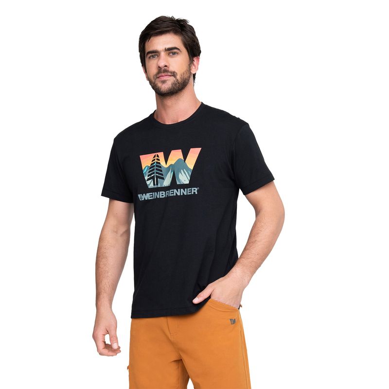WEINBRENNER - Polera Hombre Weinbrenner Lircay Negro