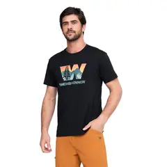 WEINBRENNER - Polera Hombre Lircay Negro