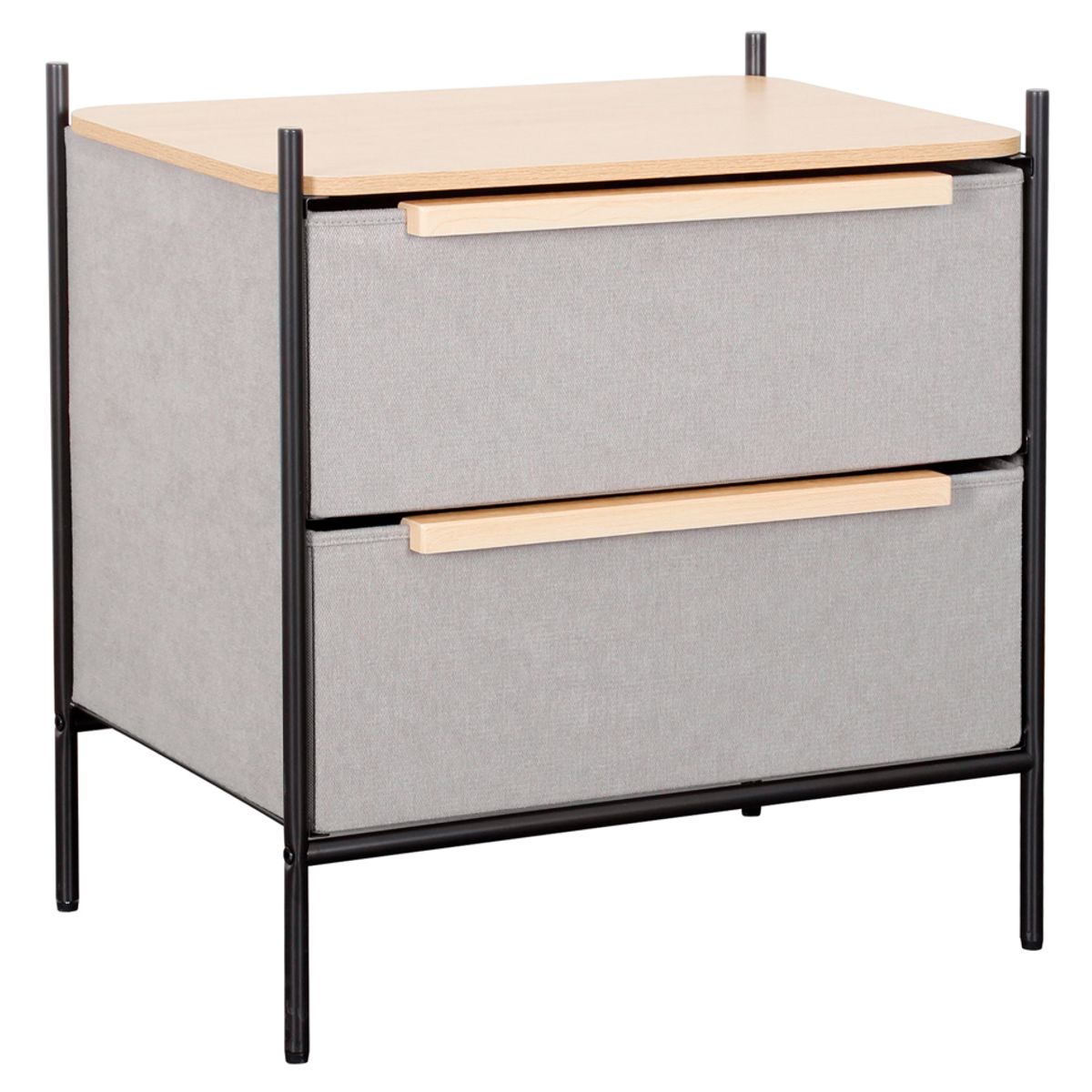 CARRY ALL - Velador Cajonera 2 Cajones Carry All® Línea Minimalist