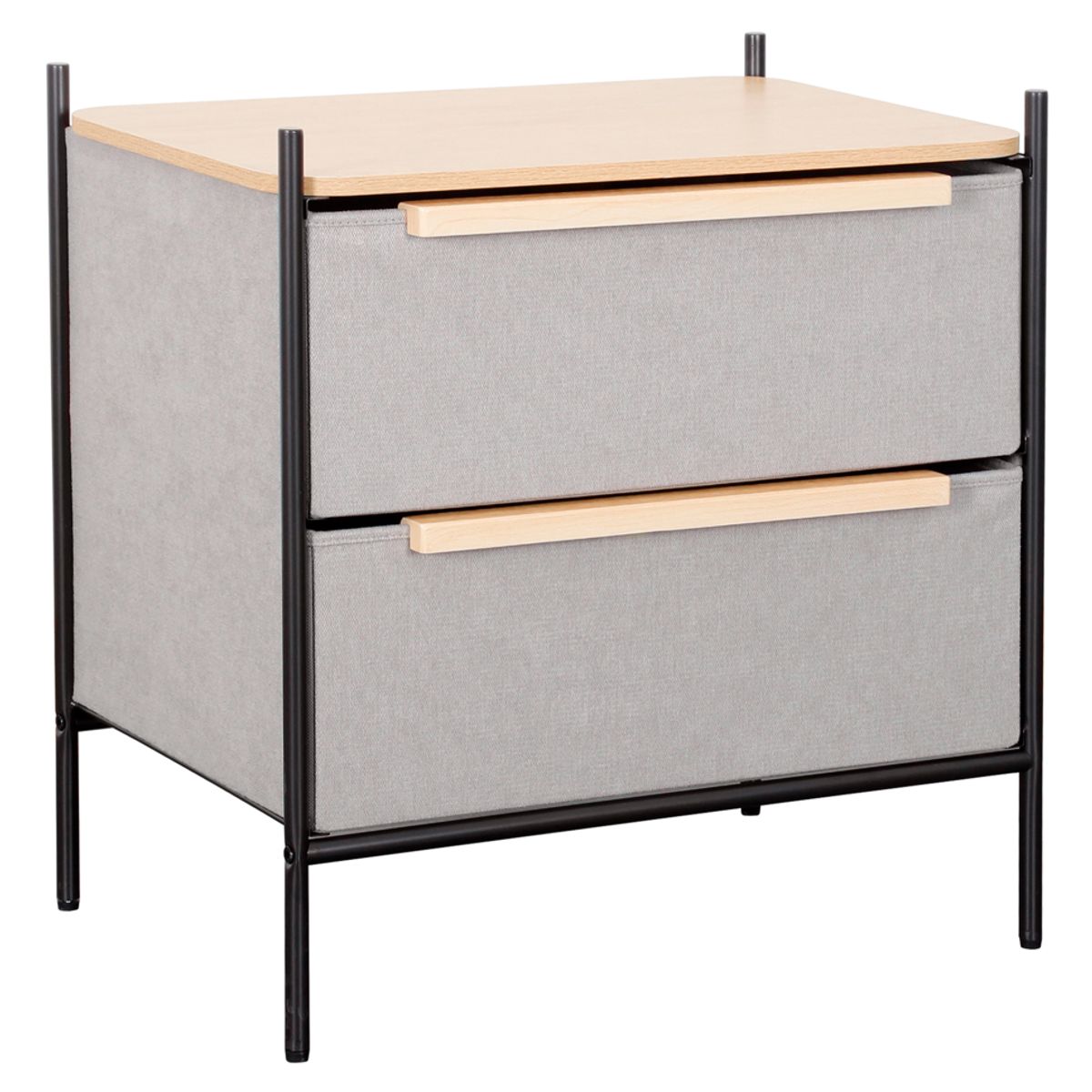 CARRY ALL - Velador Cajonera 2 Cajones Carry All® Línea Minimalist