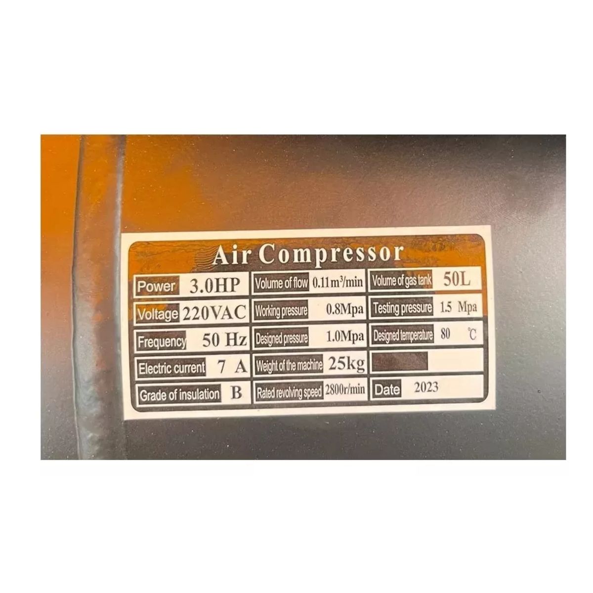 GENERICO - Compresor De Aire De 50 Litros Xkp Tecnología Japonesa