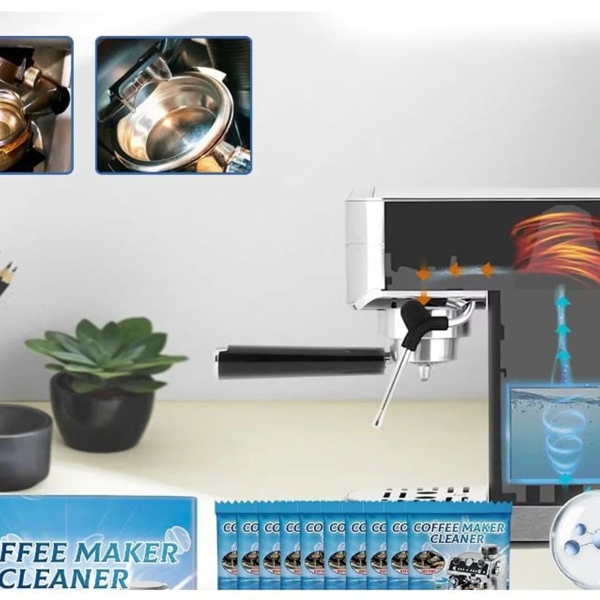 GENERICO - Pastillas Efervescentes Limpieza De Máquina Cafetera