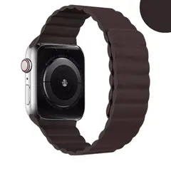 GENERICO - Correas De Cuero Magnético para Apple Watch 42-44-45-49mm