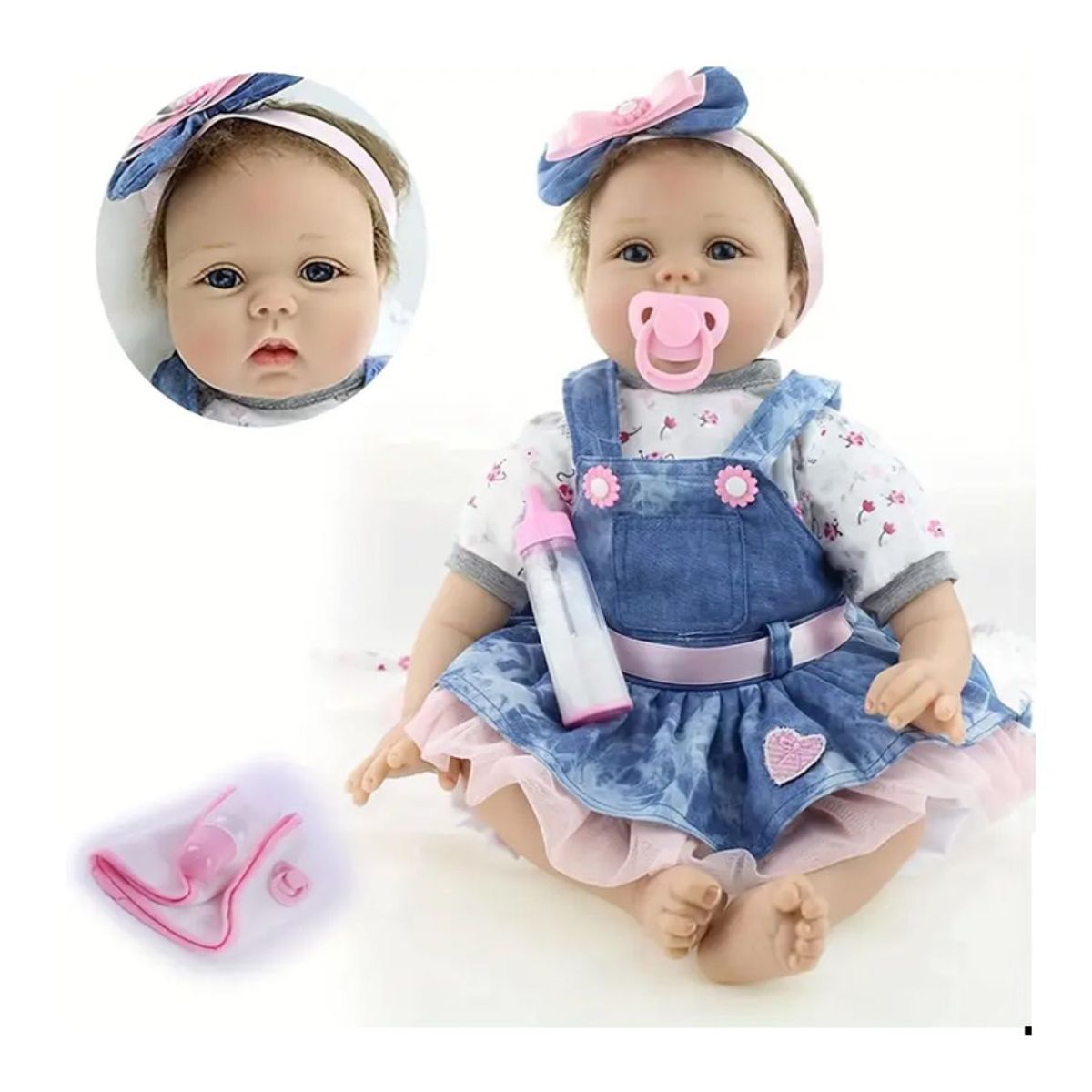 MUÑECAS REBORN - Muñeca Bebé Reborn Realista 55 cm