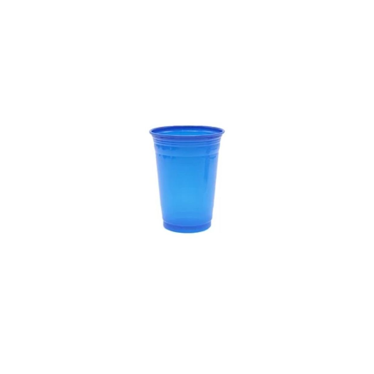 GENERICO - Vaso Plástico 10pcs 16oz 560ml Azul Oscuro