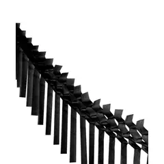 GENERICO - GUIRNALDA COLGANTE NEGRO 2M X1 UNI