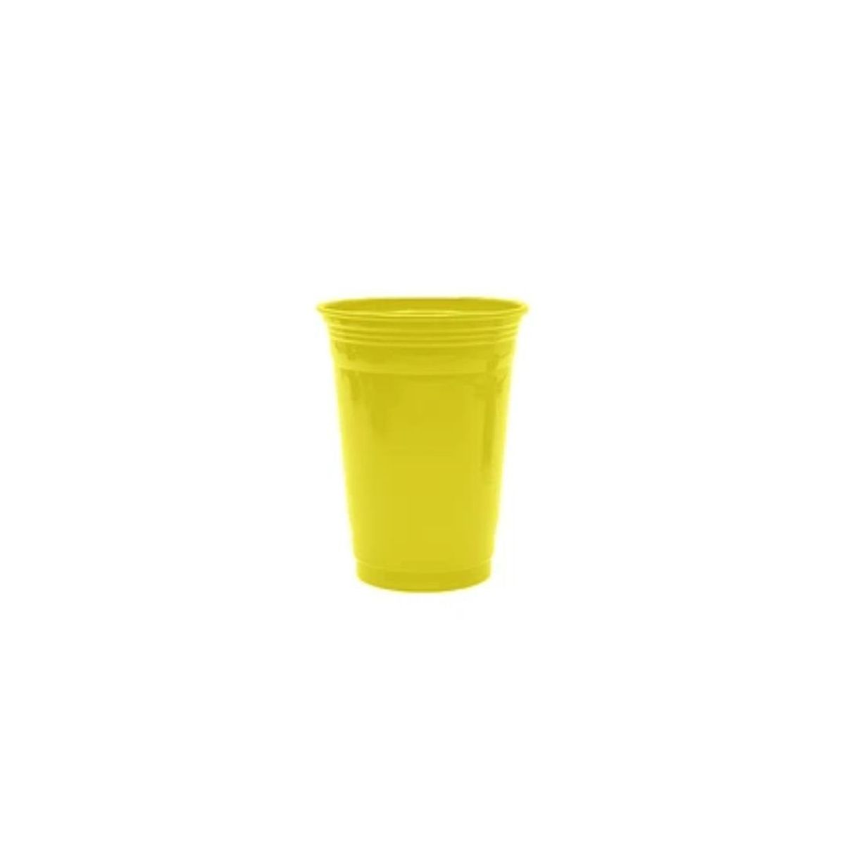 GENERICO - Vaso Plástico 10pcs 560ml Amarillo