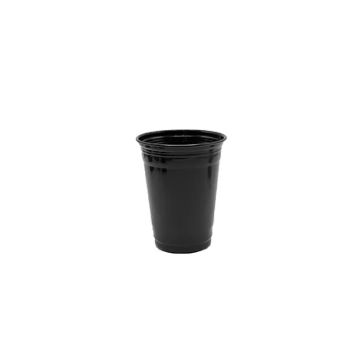 GENERICO - Vaso Plástico 10pcs 560ml Negro