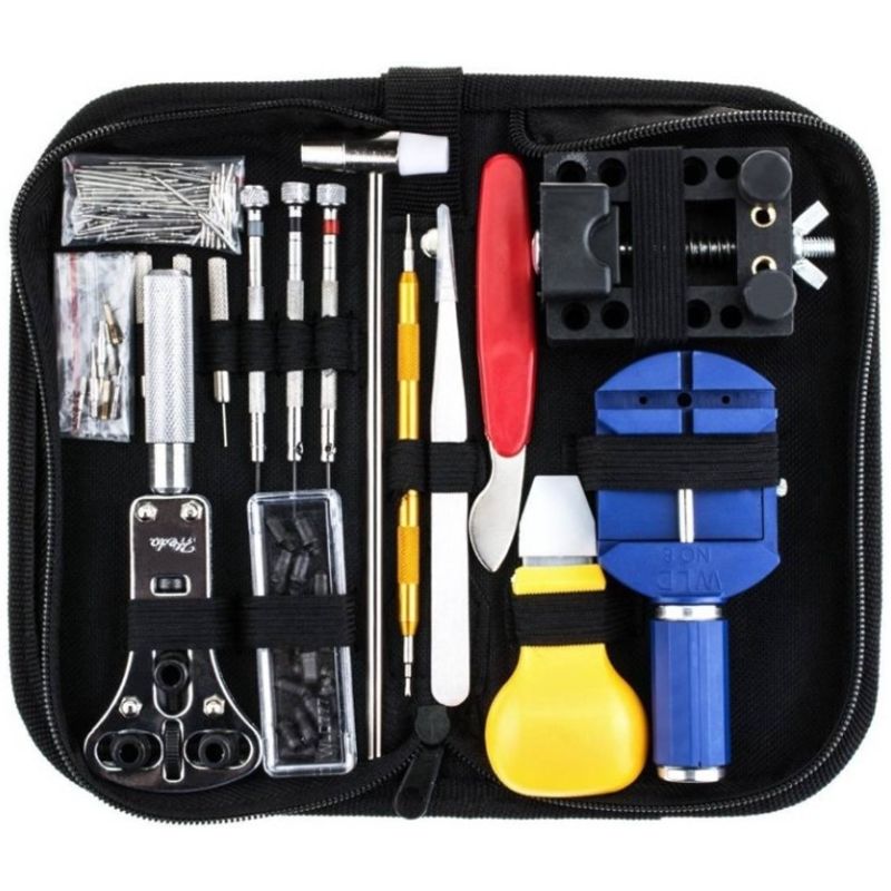 GENERICO - Kit Herramientas Reparación Relojes 147 Piezas