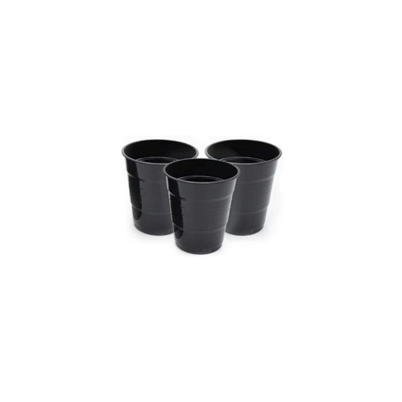 GENERICO - Vaso Plástico 410ml Negro