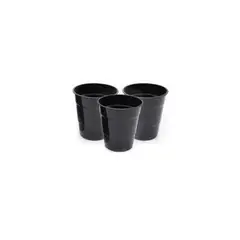 GENERICO - Vaso Plástico 410ml Negro