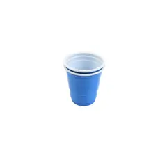 GENERICO - Vasos Plásticos 16pcs 60ml Azul