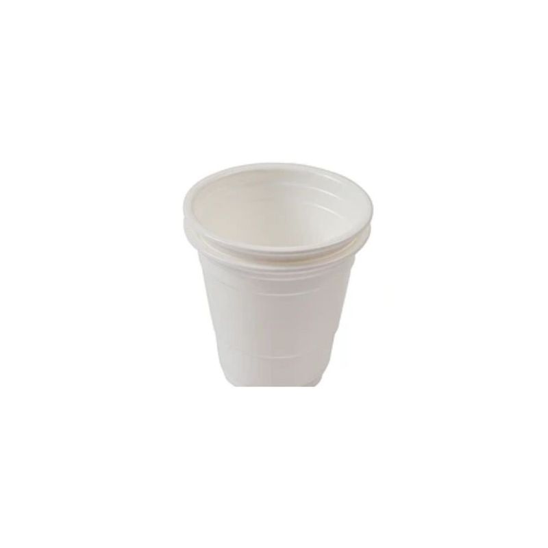 GENERICO - Vasos Plasticos Shot Blanco 16pcs 60ml