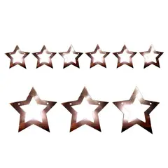 GENERICO - GUIRNALDA ESTRELLA 3M DOBLE ROSE GOLD ME X1 UNI
