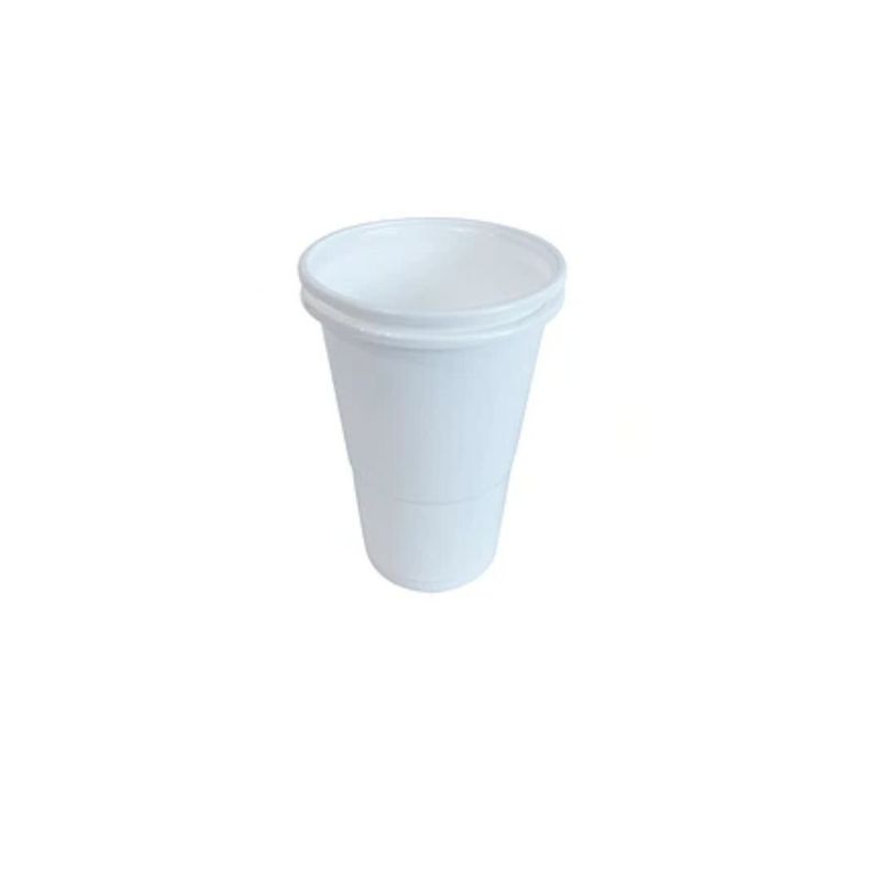 GENERICO - Vasos Plasticos Blanco 200ml 25pcs
