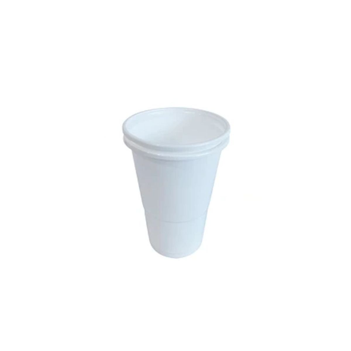 GENERICO - Vasos Plasticos Blanco 200ml 50pcs