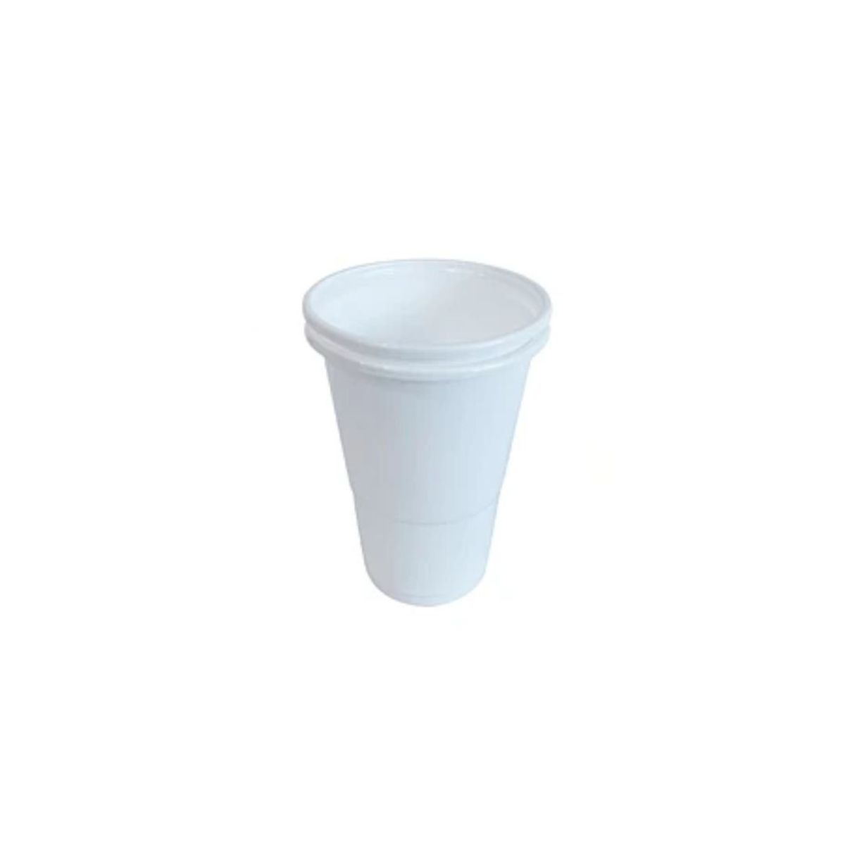 GENERICO - Vasos Plásticos Blanco 250ml 50pcs