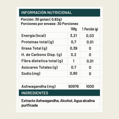 Imagen 2 del producto Concentrado Ashwagandha Premium 30ml - Karun Life