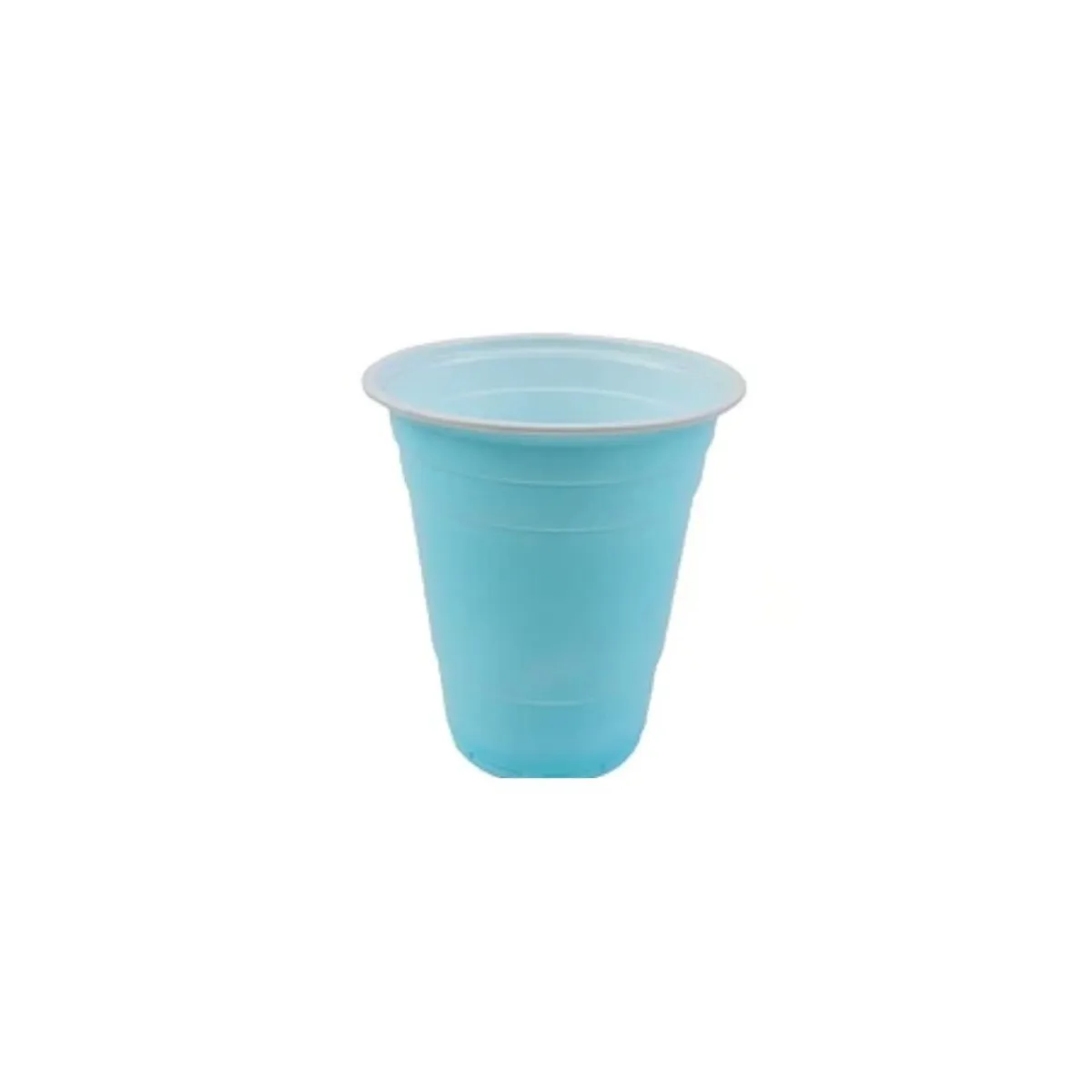 GENERICO - Vasos Plasticos Celeste 500ml 10pcs
