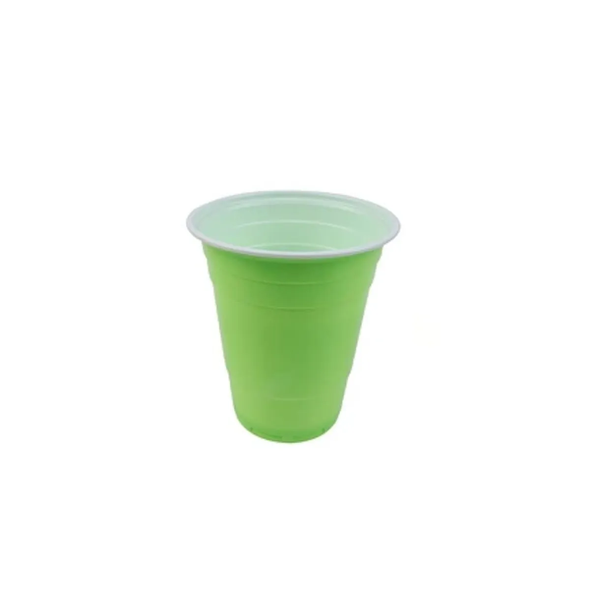 GENERICO - Vasos Plasticos Verde 500ml 10pcs