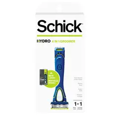 SCHICK - Maquina De Afeitar Hydro 5 Groomer 4 En 1