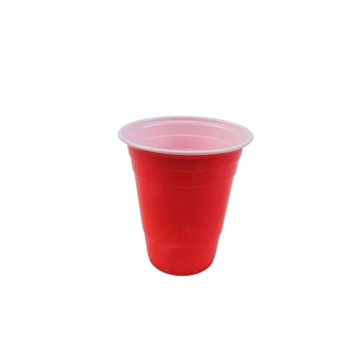 GENERICO - Vasos Plasticos Rojo 500ml 20pcs
