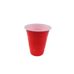 GENERICO - Vasos Plasticos Rojo 500ml 20pcs