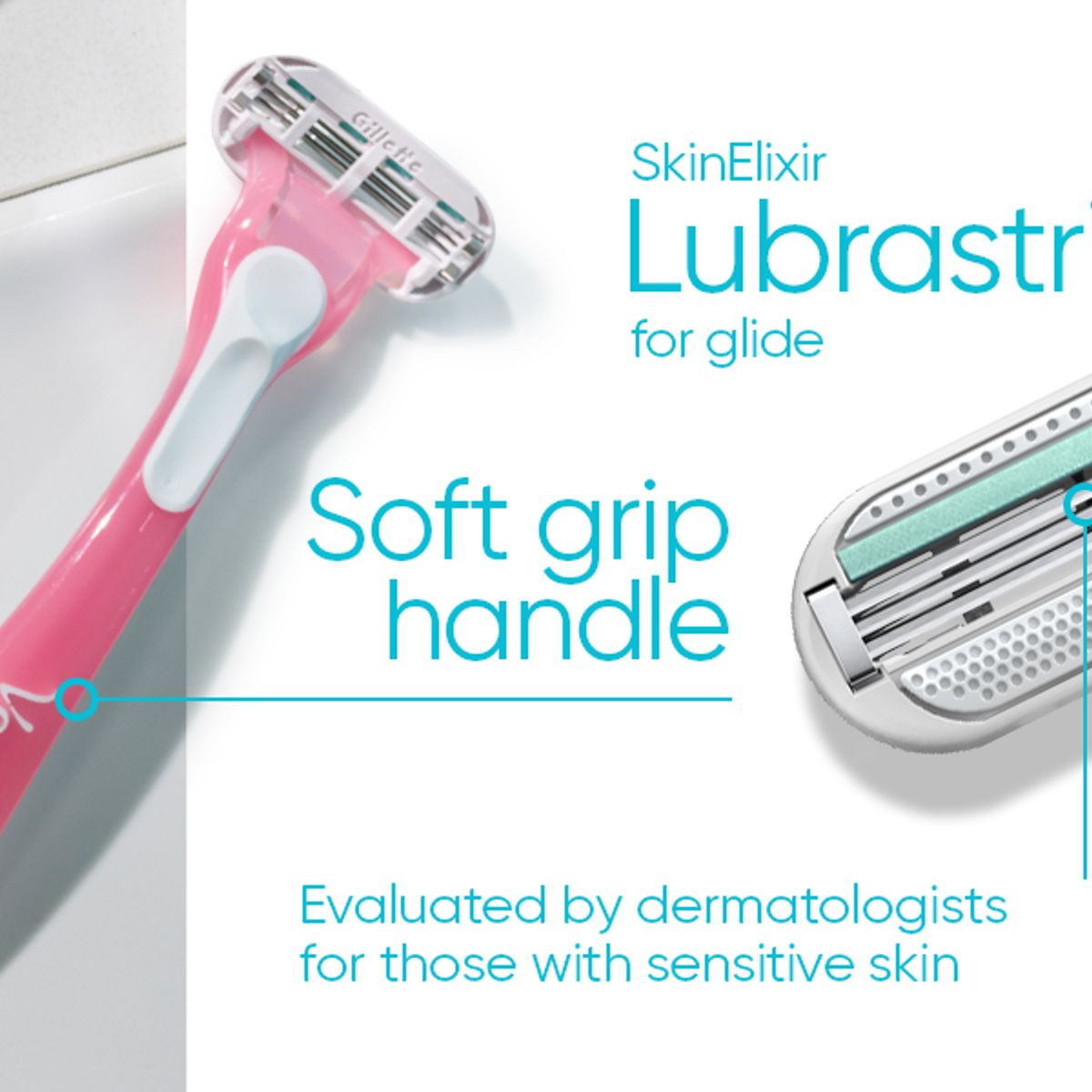 GILLETTE - Gillette Venus Sensitive Afeitadoras Desechables Pack 6 Unid